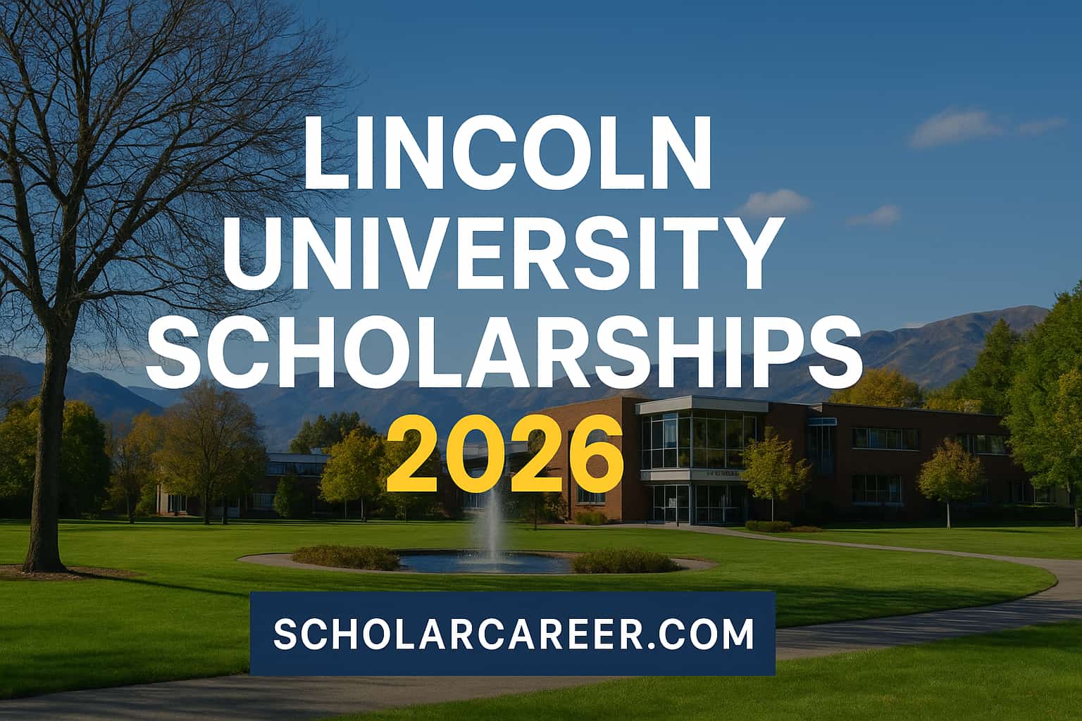 Lincoln University Scholarships 2026